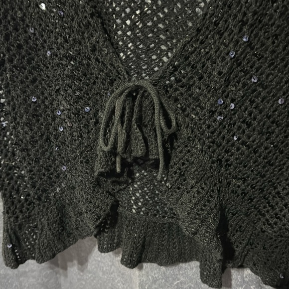 Faded Glory Knit Black Vest - Picture 4 of 7